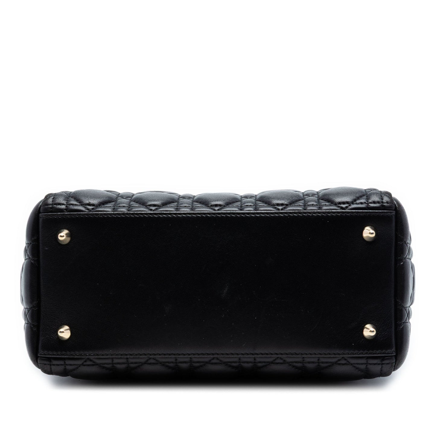 Dior Medium Lambskin Cannage Lady Dior