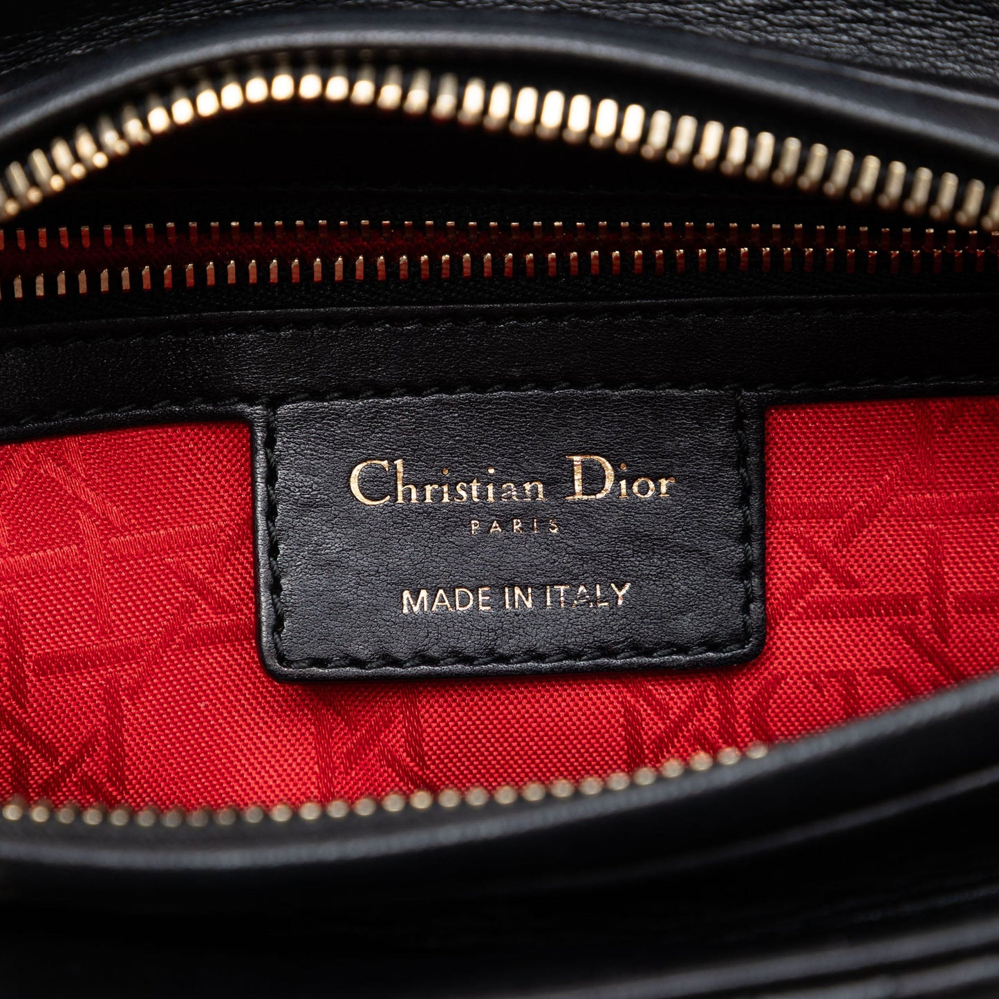 Dior Medium Lambskin Cannage Lady Dior