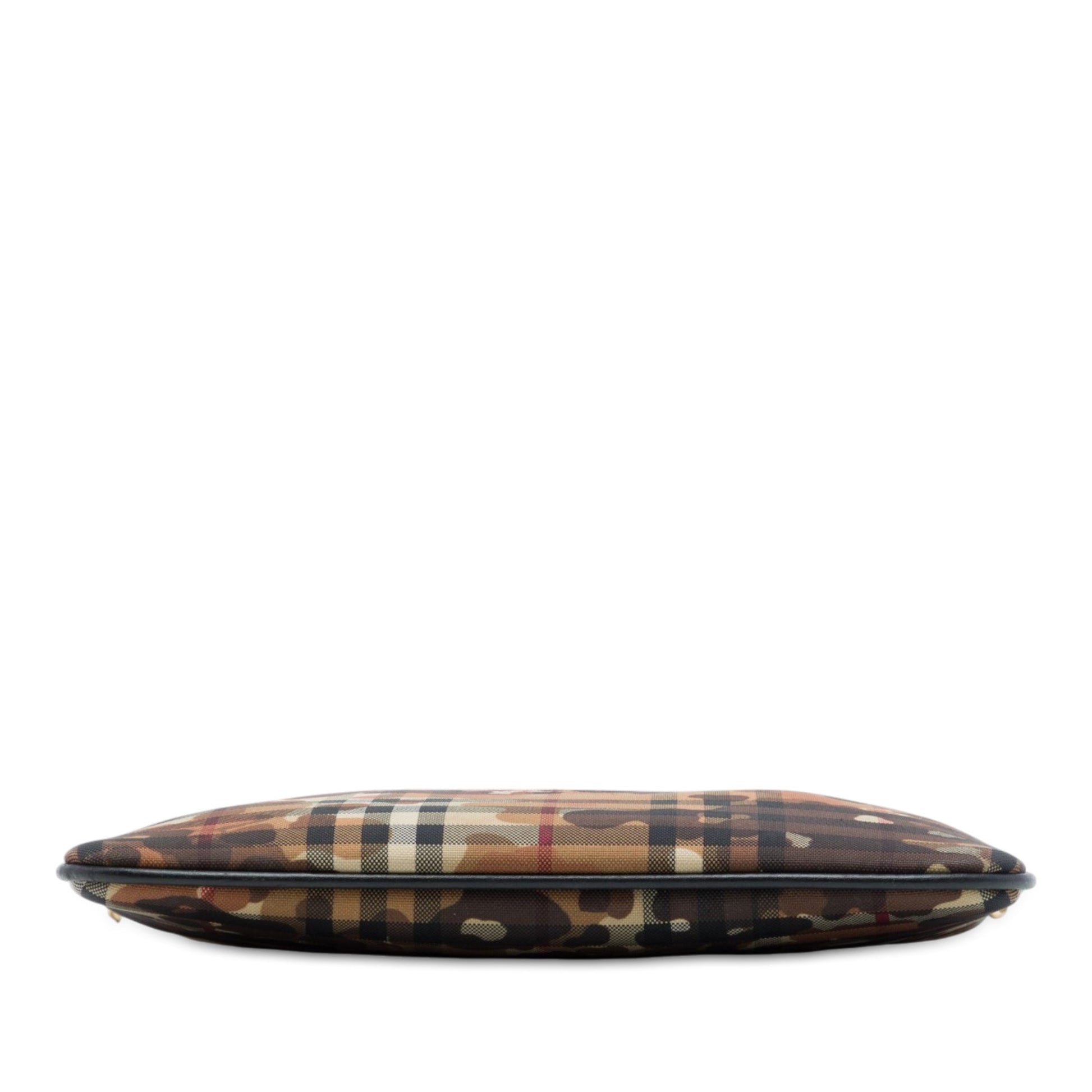 Burberry Haymarket Check Coated Canvas Camouflage Peyton Crossbody