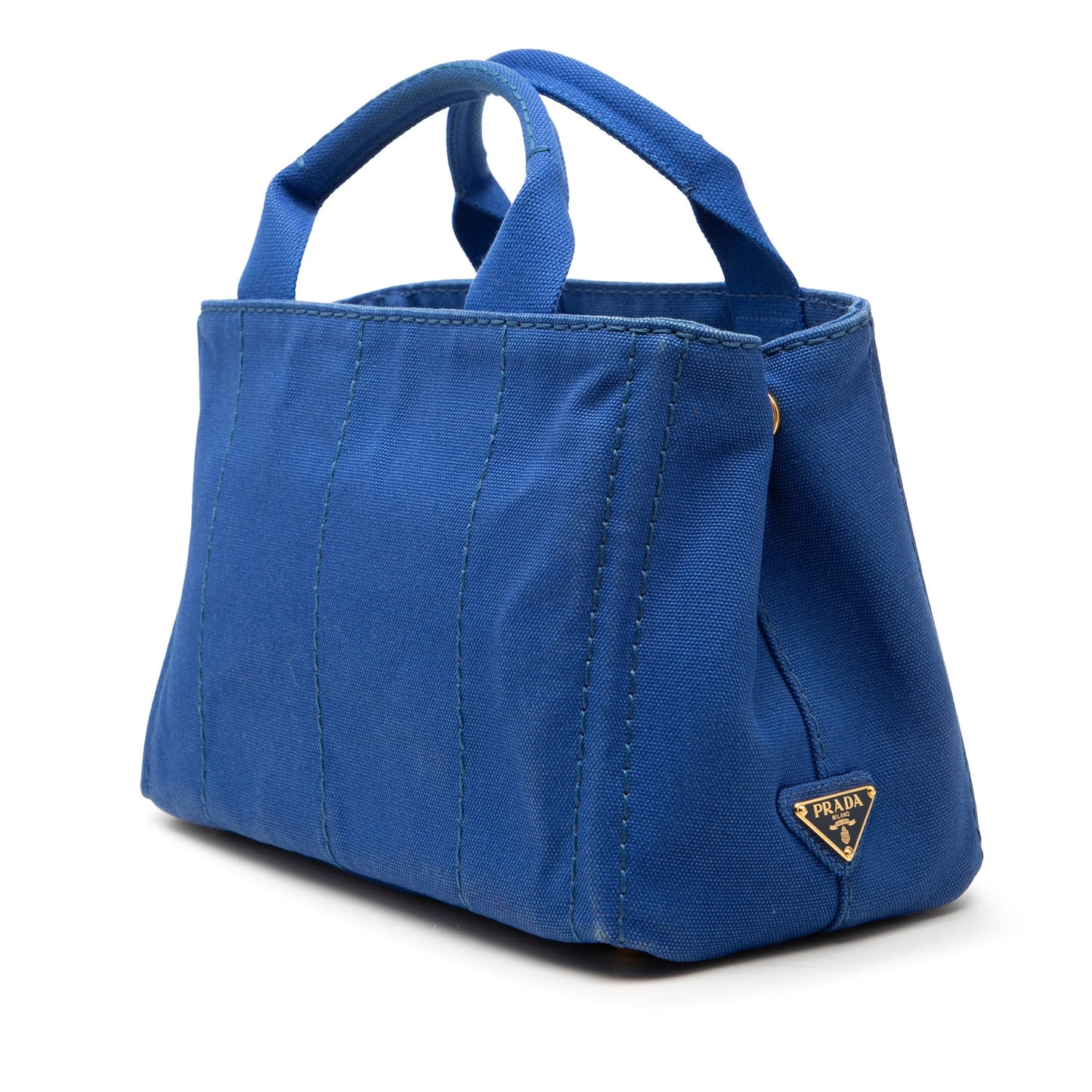 Prada Small Canvas Canapa Logo Satchel
