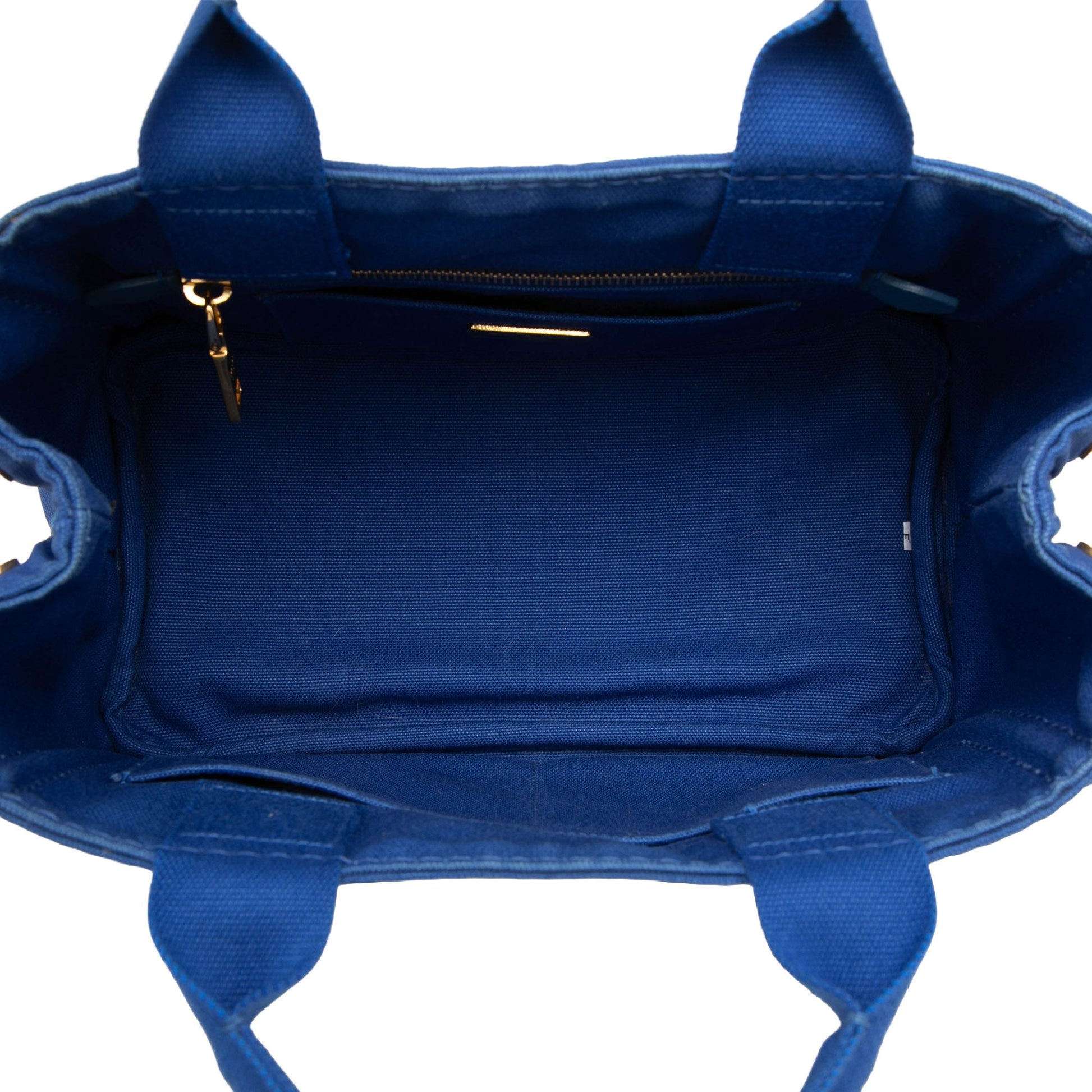 Prada Small Canvas Canapa Logo Satchel