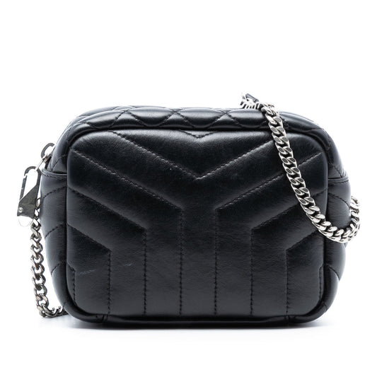 Saint Laurent Small Matelasse Calfskin LouLou Bowling Bag
