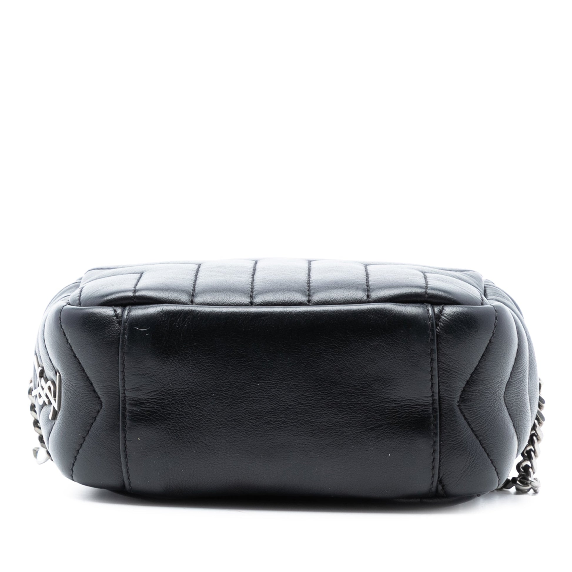 Saint Laurent Small Matelasse Calfskin LouLou Bowling Bag