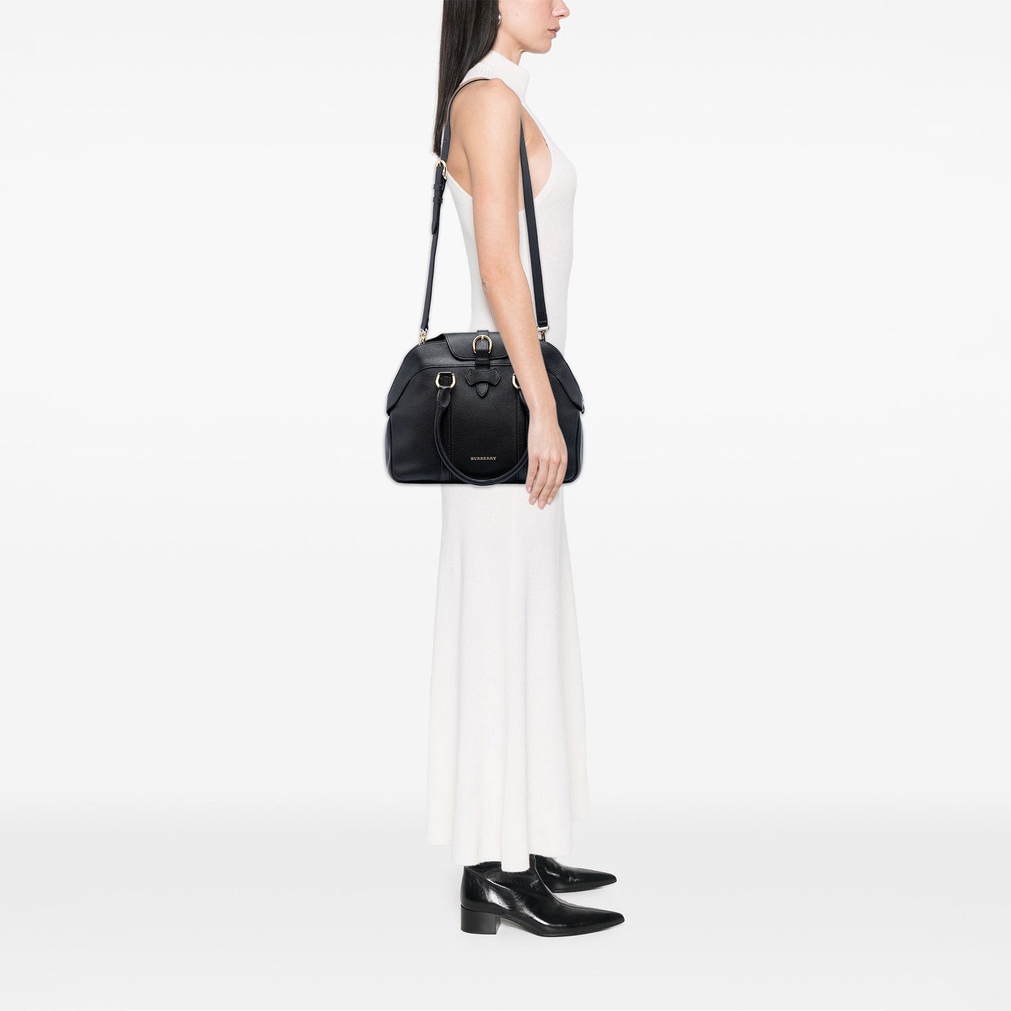Medium Leather Milverton Satchel