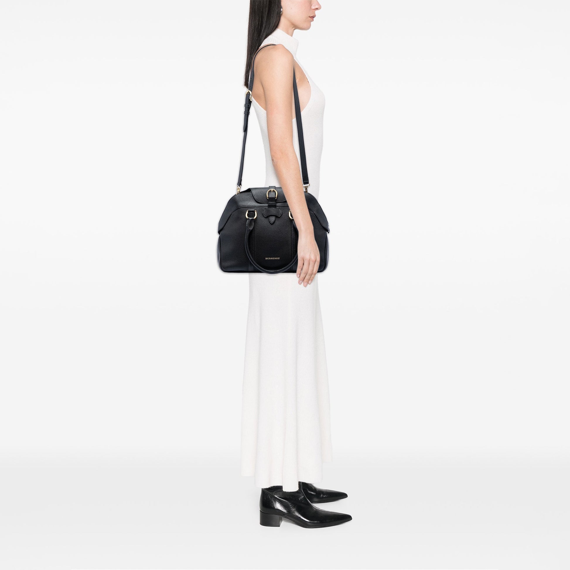 Medium Leather Milverton Satchel