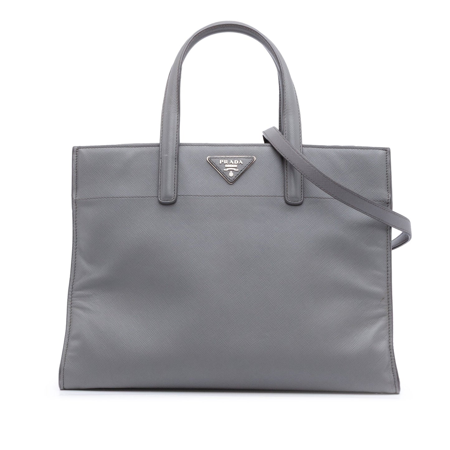Prada Saffiano Soft Triple Pocket Tote