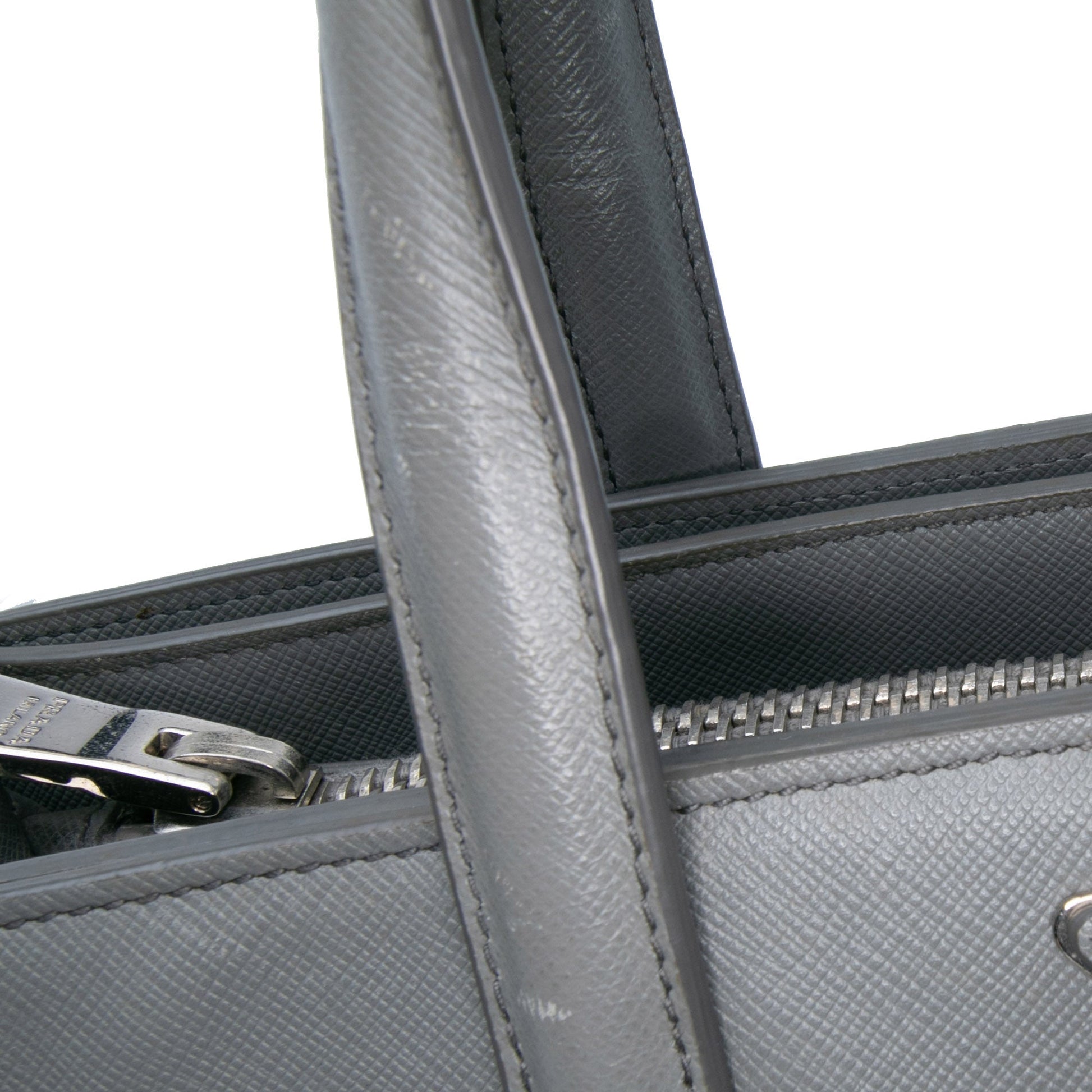 Prada Saffiano Soft Triple Pocket Tote