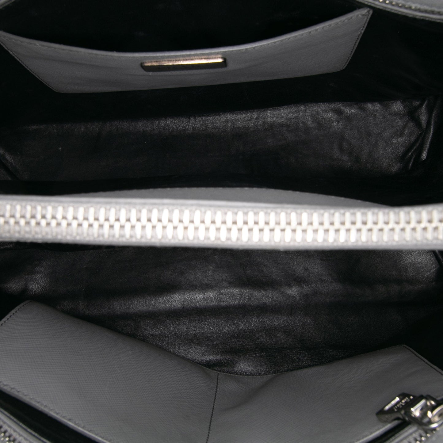 Prada Saffiano Soft Triple Pocket Tote