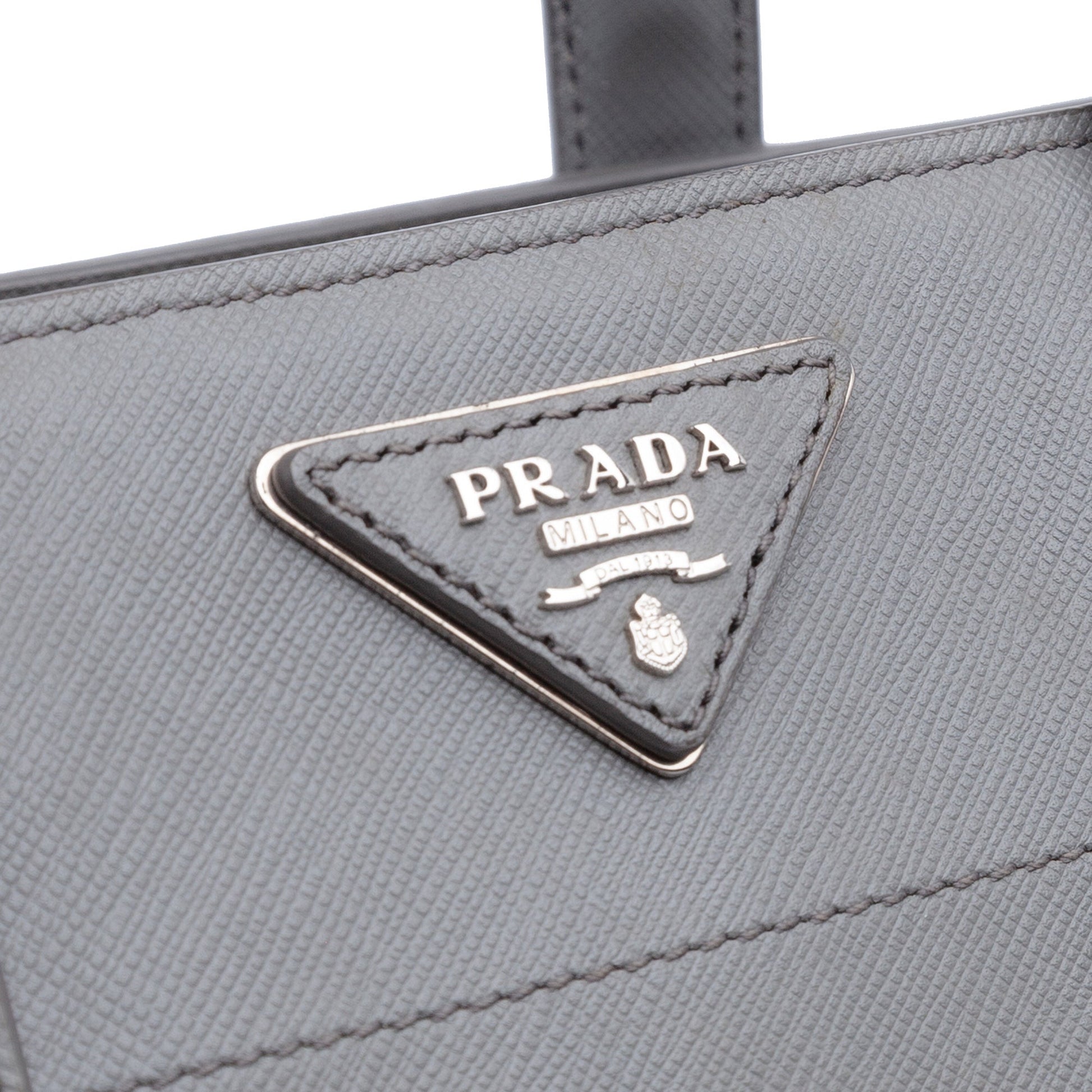 Prada Saffiano Soft Triple Pocket Tote