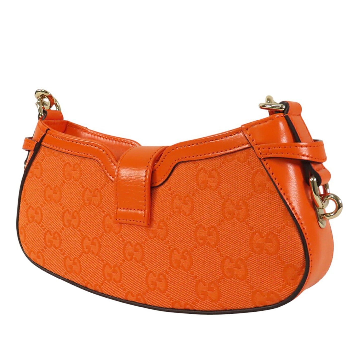 Gucci Mini GG Canvas Moon Side Shoulder Bag