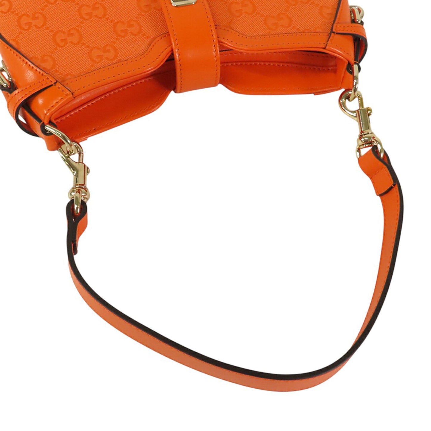 Gucci Mini GG Canvas Moon Side Shoulder Bag