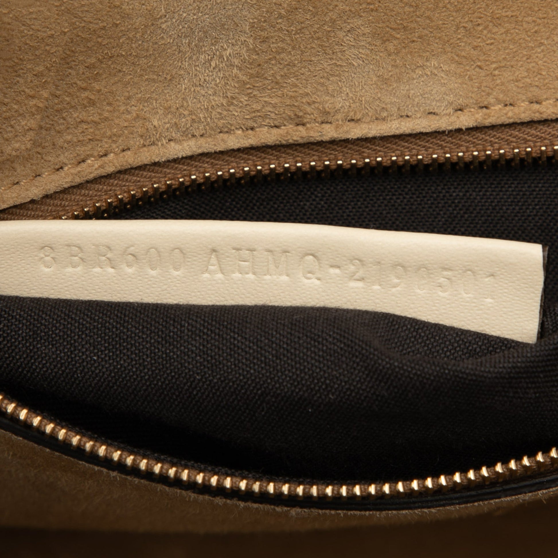 Fendi Leather Metal Stitch Baguette Satchel