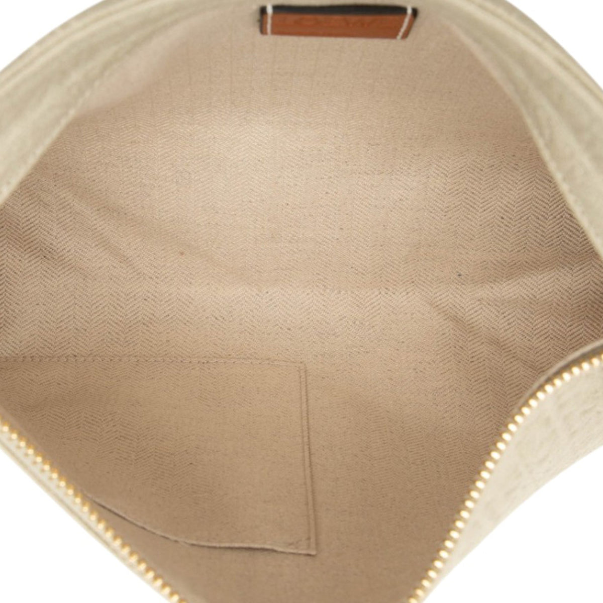 LOEWE Anagram Canvas Repeat T Clutch