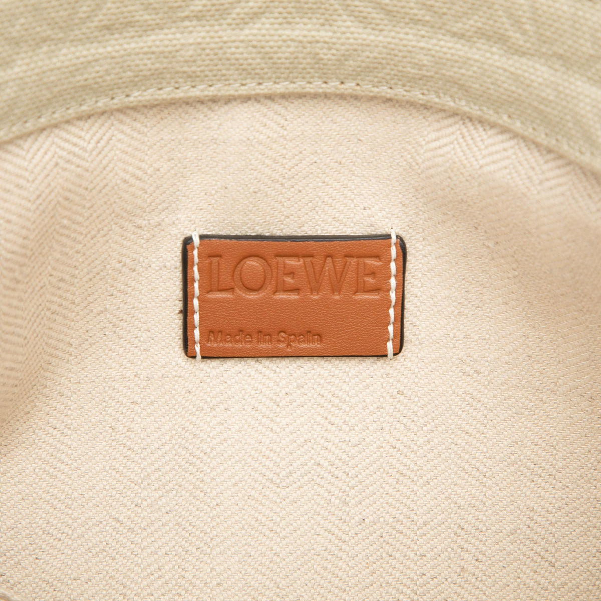 LOEWE Anagram Canvas Repeat T Clutch
