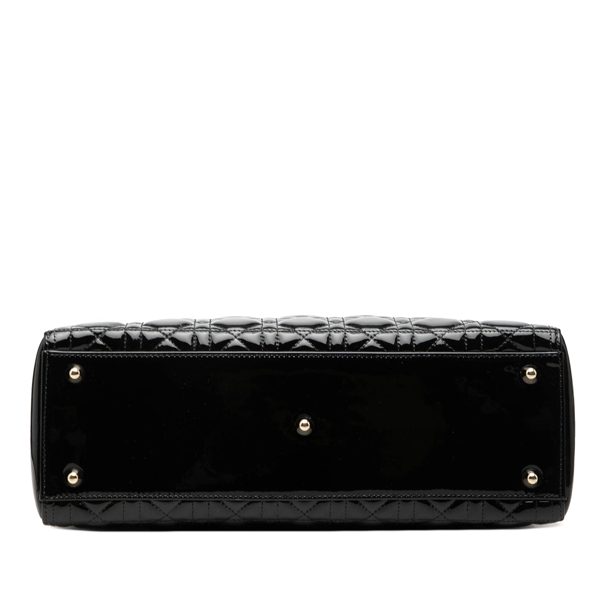 Dior Large Patent Cannage Lady Dior