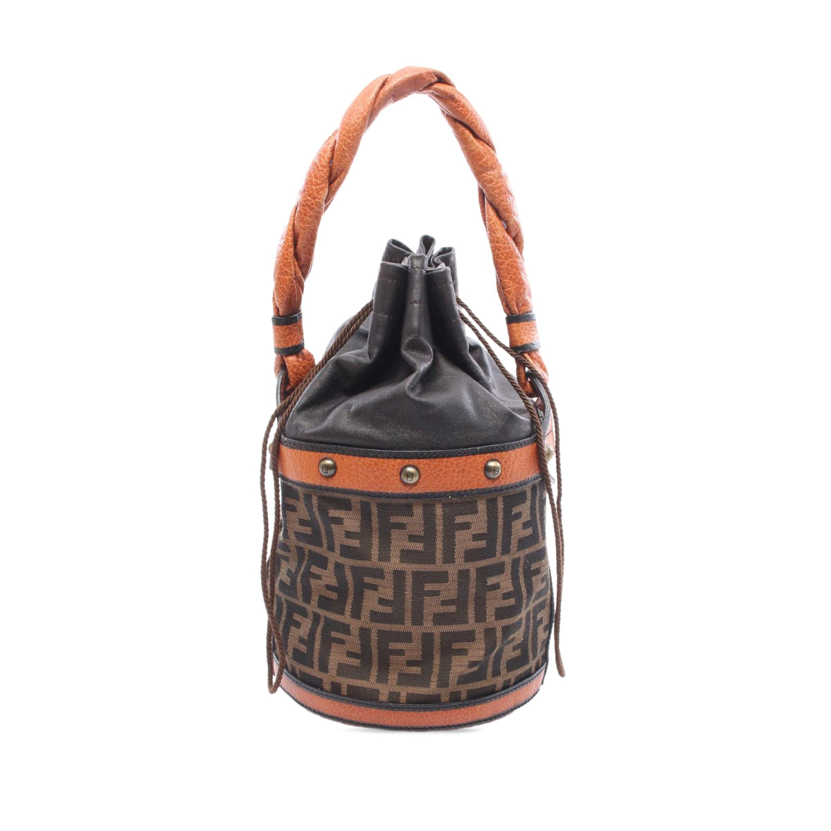 Fendi Zucca Canvas Palazzo Bucket Bag