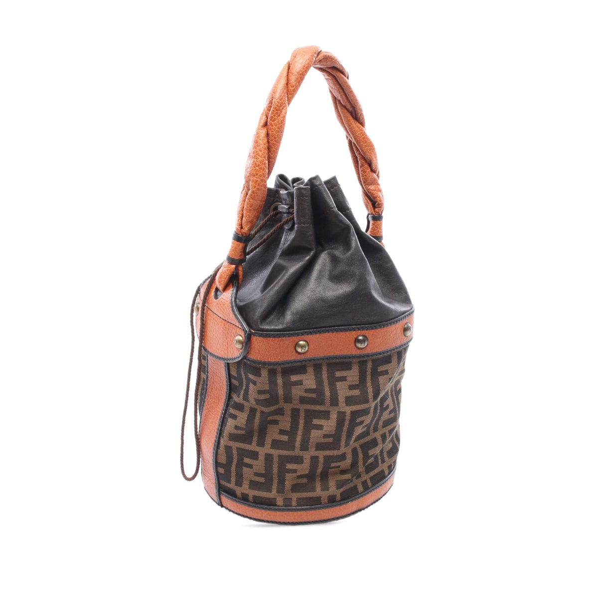 Fendi Zucca Canvas Palazzo Bucket Bag