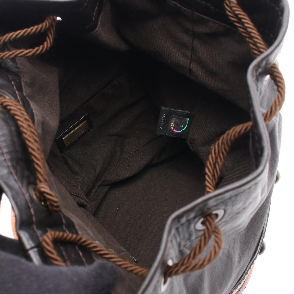 Fendi Zucca Canvas Palazzo Bucket Bag