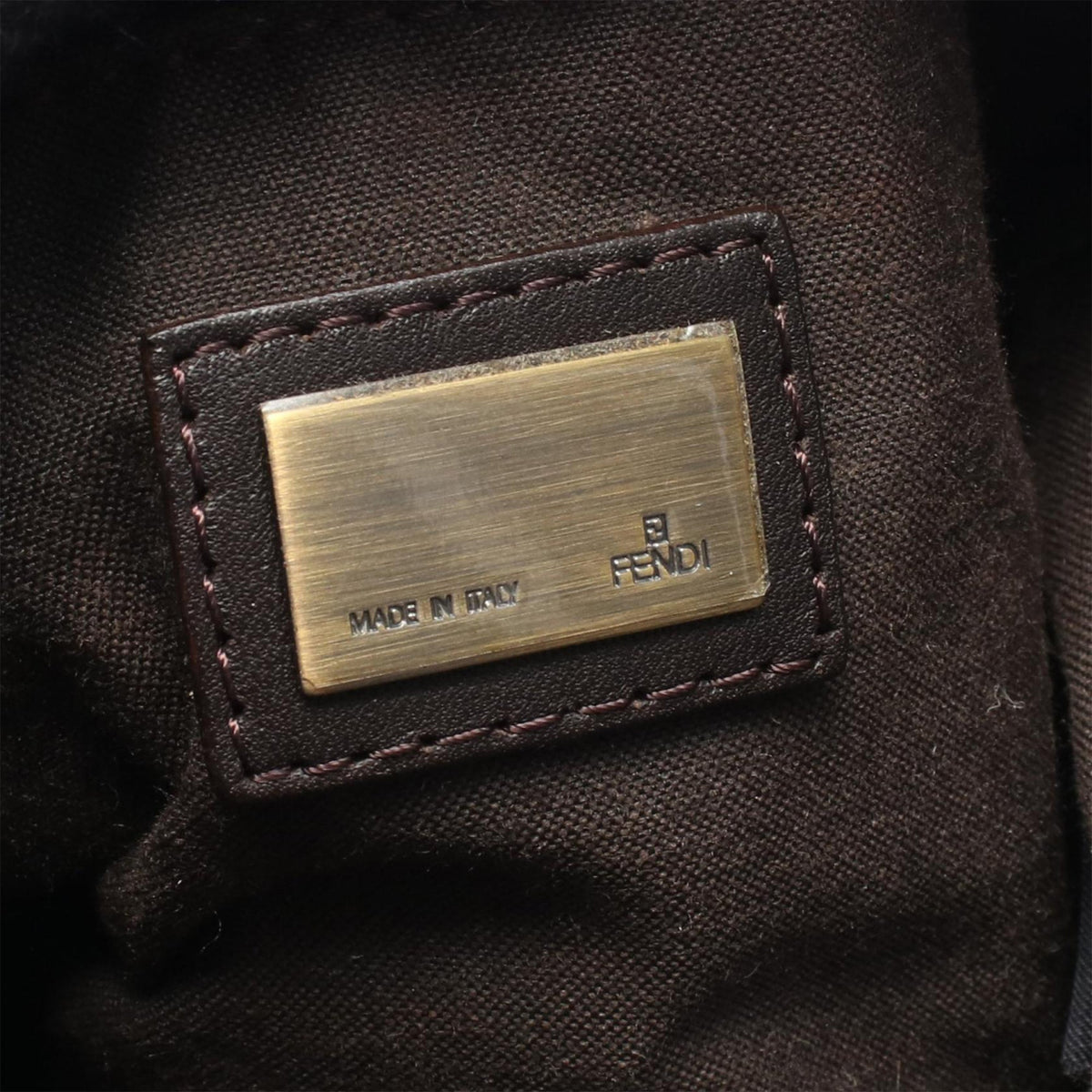Fendi Zucca Canvas Palazzo Bucket Bag
