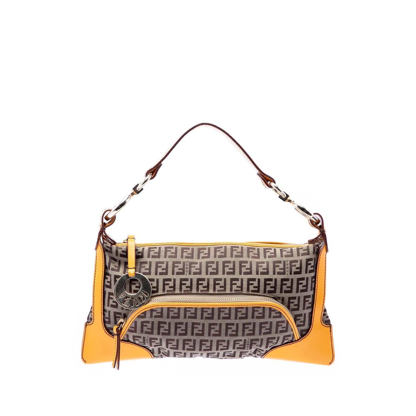 Fendi Zucchino Canvas Chef Pocket Shoulder Bag