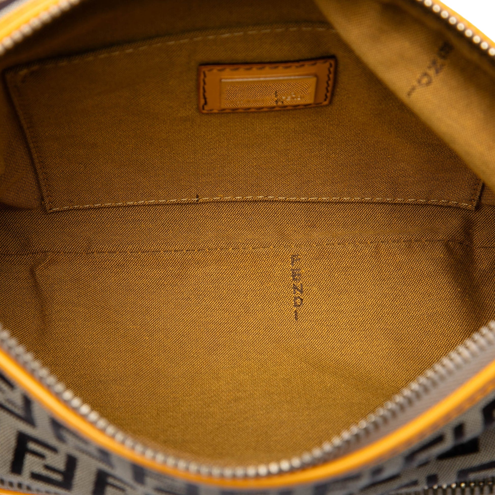 Fendi Zucchino Canvas Chef Pocket Shoulder Bag