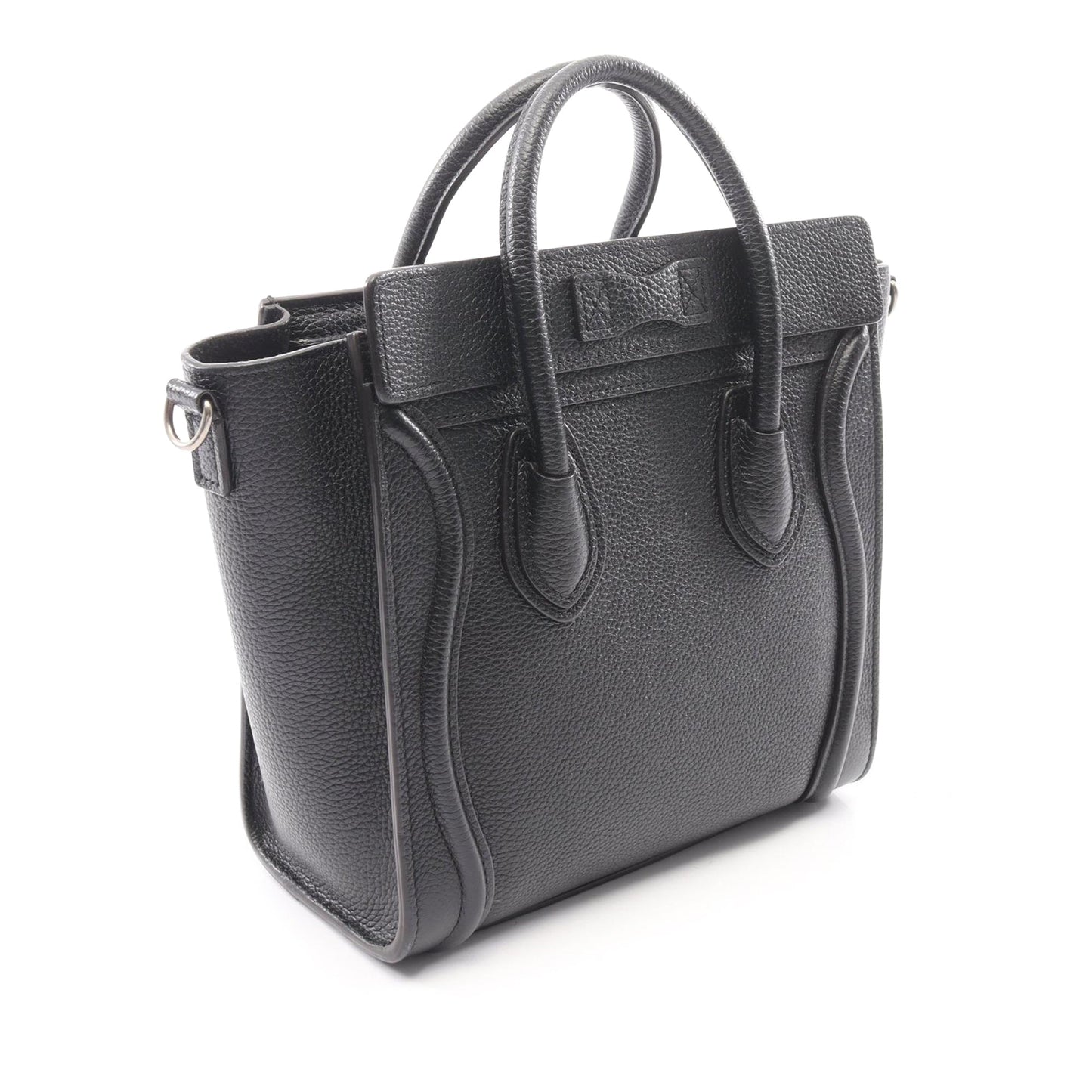 Celine Nano Drummed Calfskin Luggage Tote