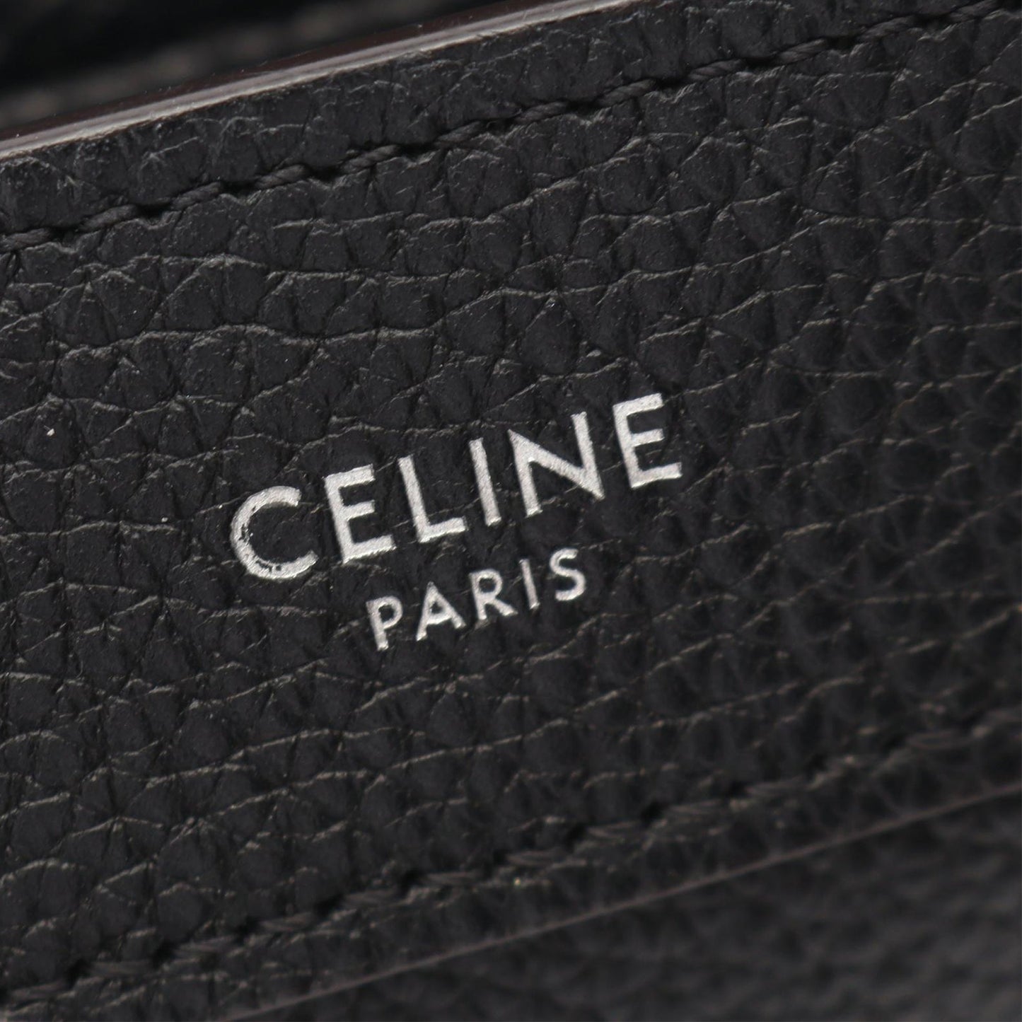 Celine Nano Drummed Calfskin Luggage Tote