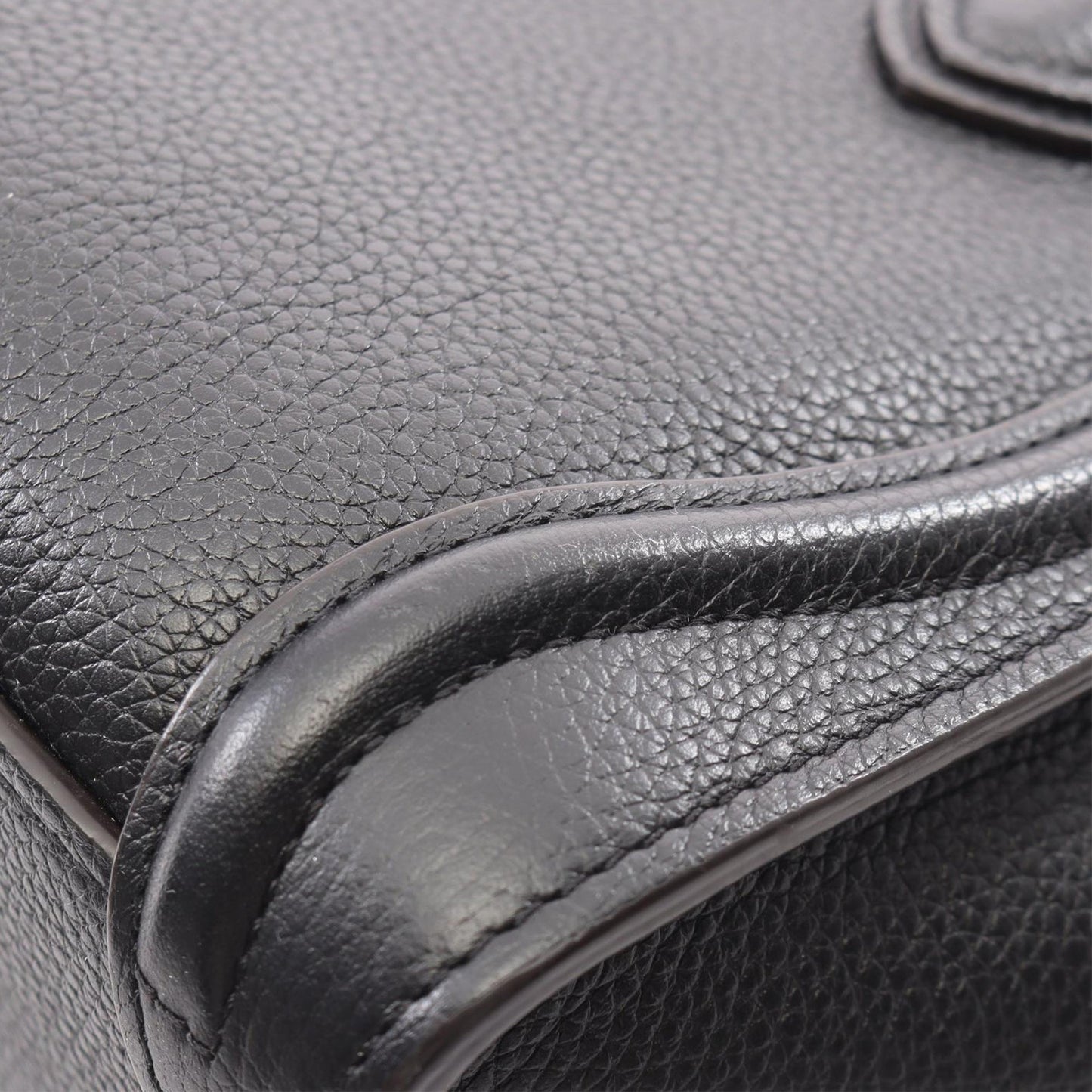 Celine Nano Drummed Calfskin Luggage Tote