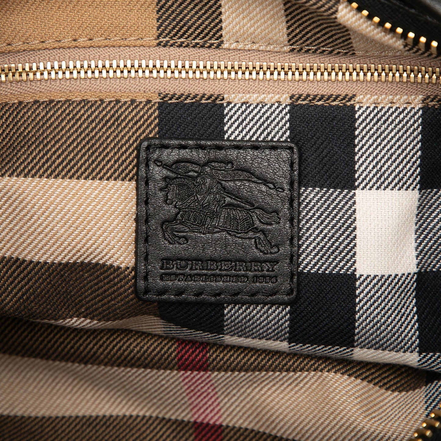 Burberry Large Leather Malika Hobo