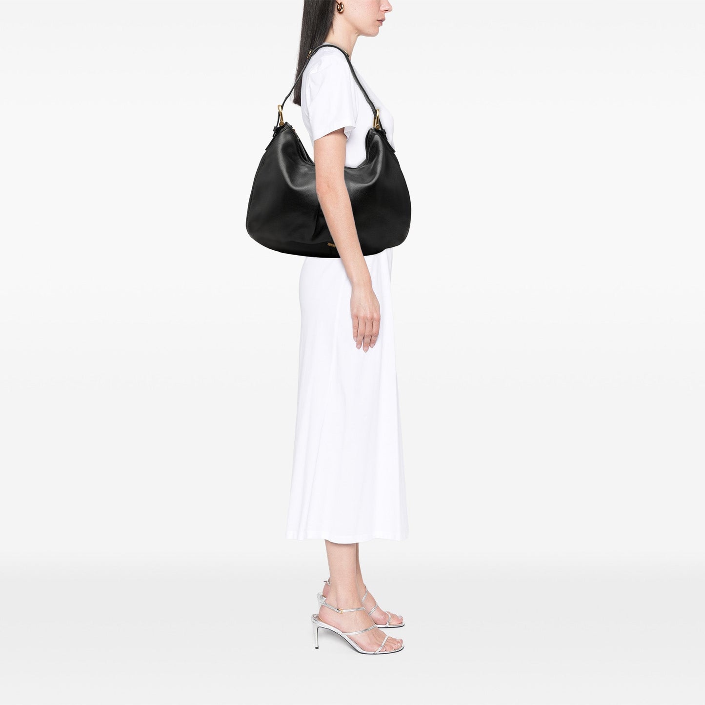 Burberry Large Leather Malika Hobo