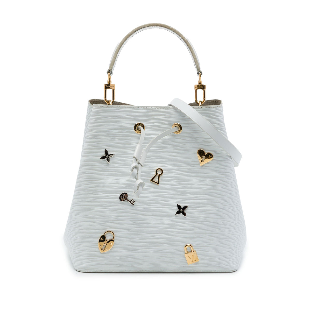 Louis Vuitton Epi Love Lock Neonoe — White