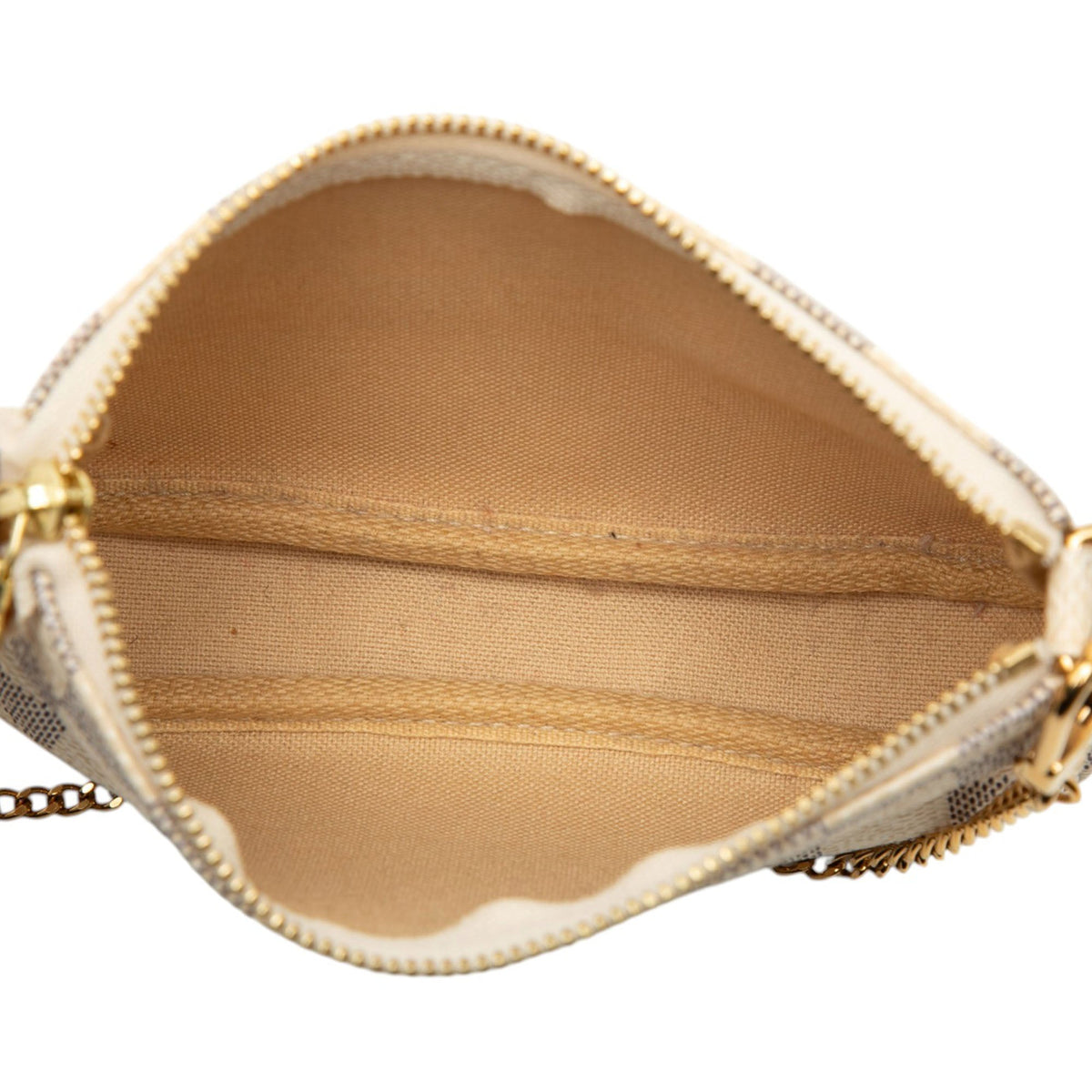 Louis Vuitton Damier Azur Mini Pochette Accessoires — White