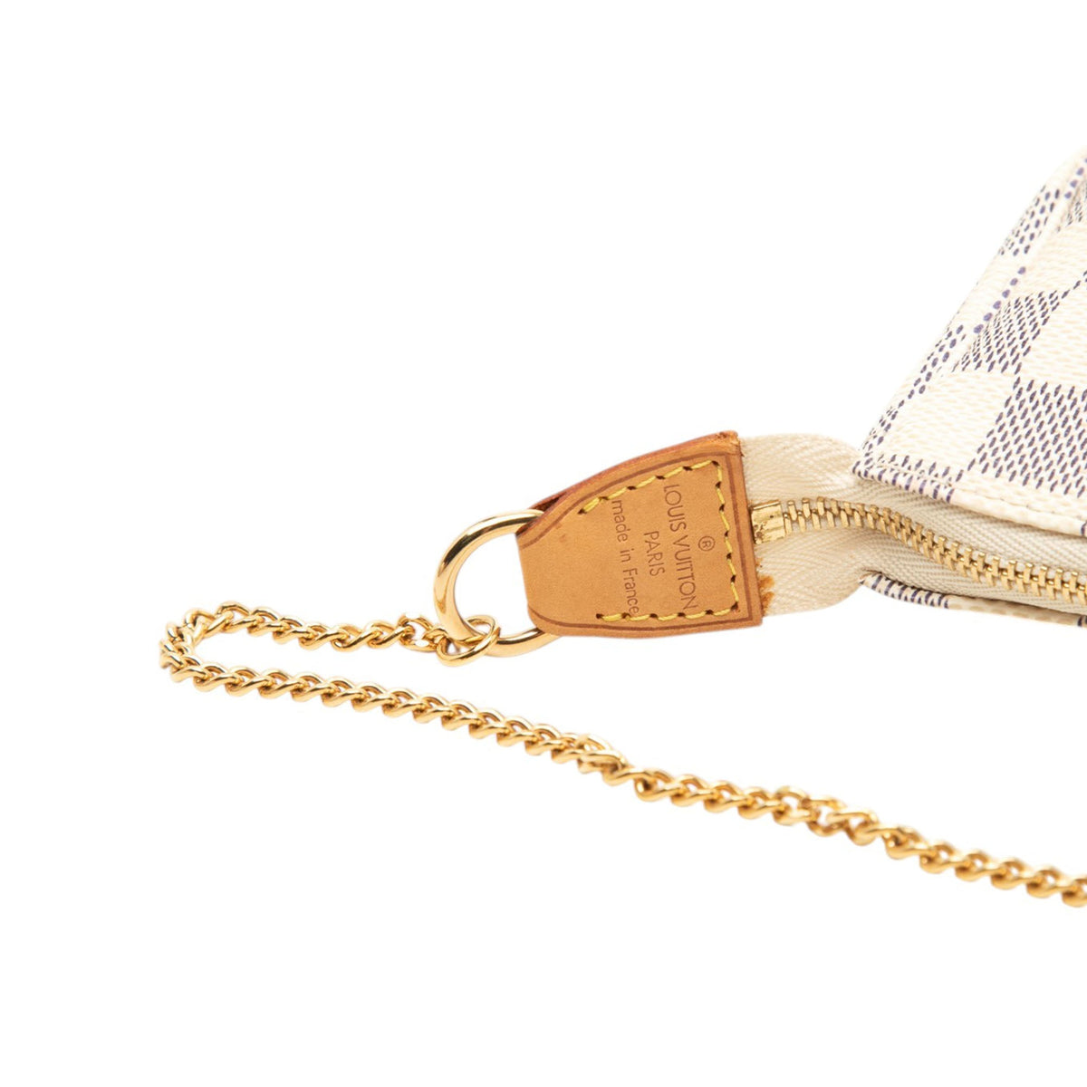 Louis Vuitton Damier Azur Mini Pochette Accessoires — White
