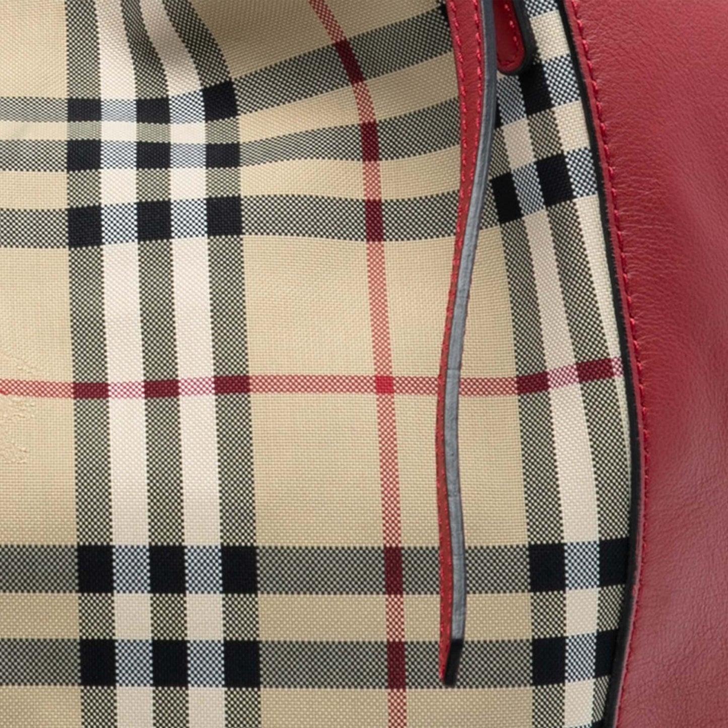 Burberry Small Haymarket Check Canvas and Leather Canterbury Tote