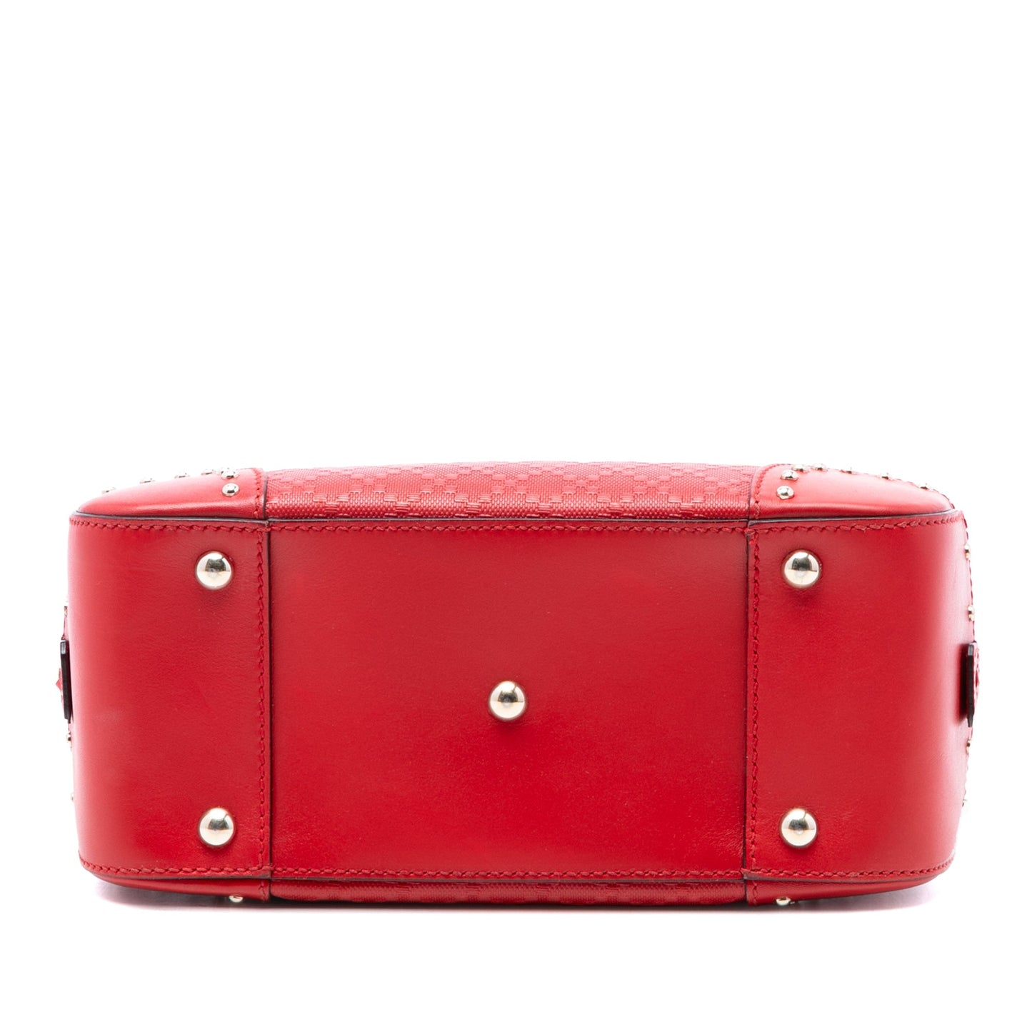 Gucci Diamante Bright Leather Satchel