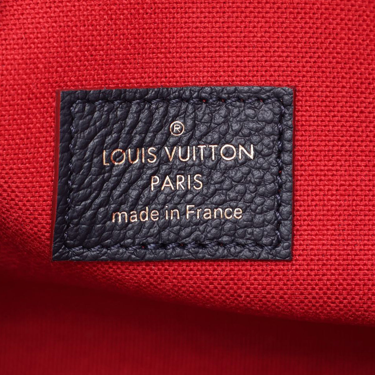 Louis Vuitton Monogram Empreinte Pochette Felicie — Blue