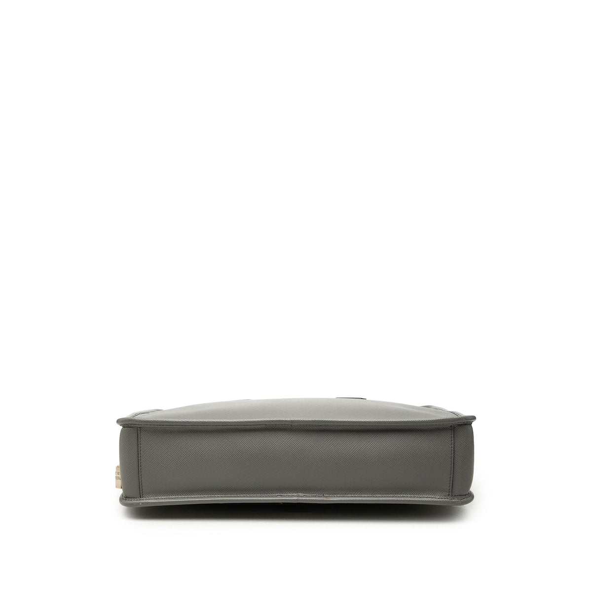 Prada Saffiano Travel Briefcase — Gray