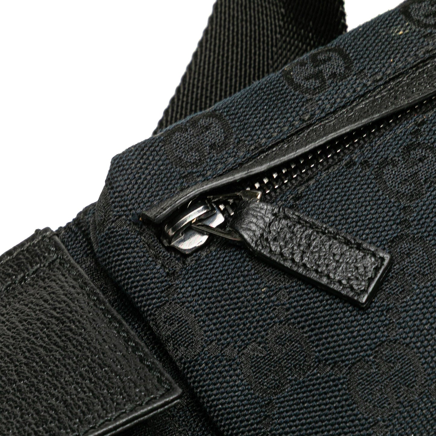 Gucci GG Canvas Double Pocket Belt Bag