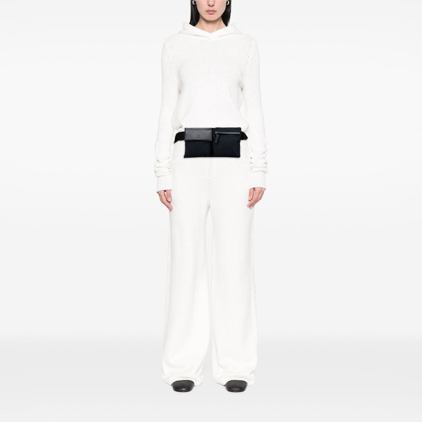 Gucci GG Canvas Double Pocket Belt Bag