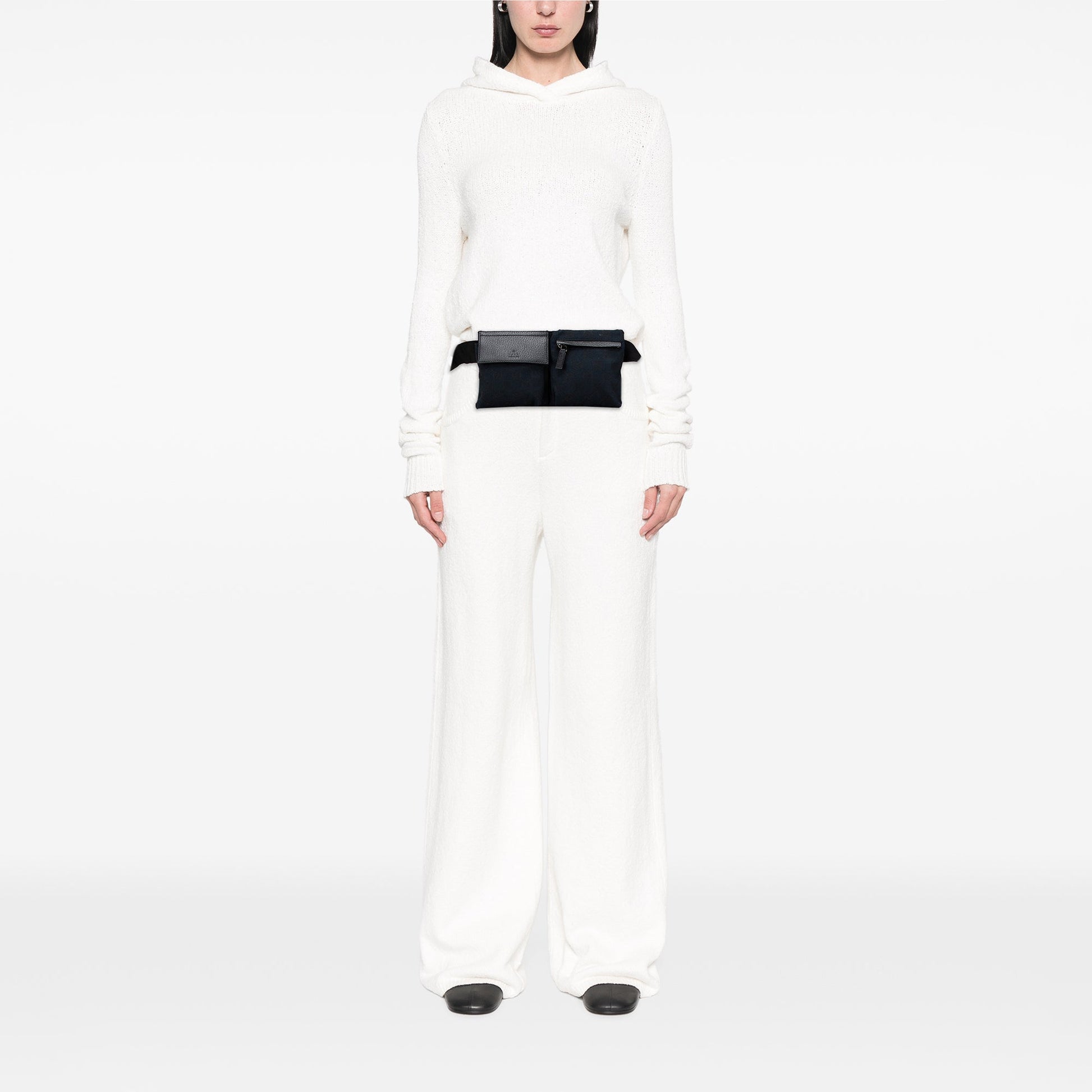 Gucci GG Canvas Double Pocket Belt Bag