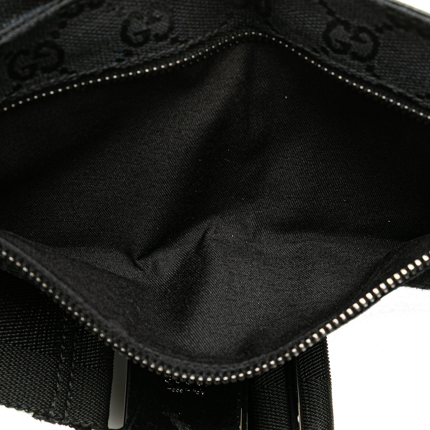 Gucci GG Canvas Double Pocket Belt Bag
