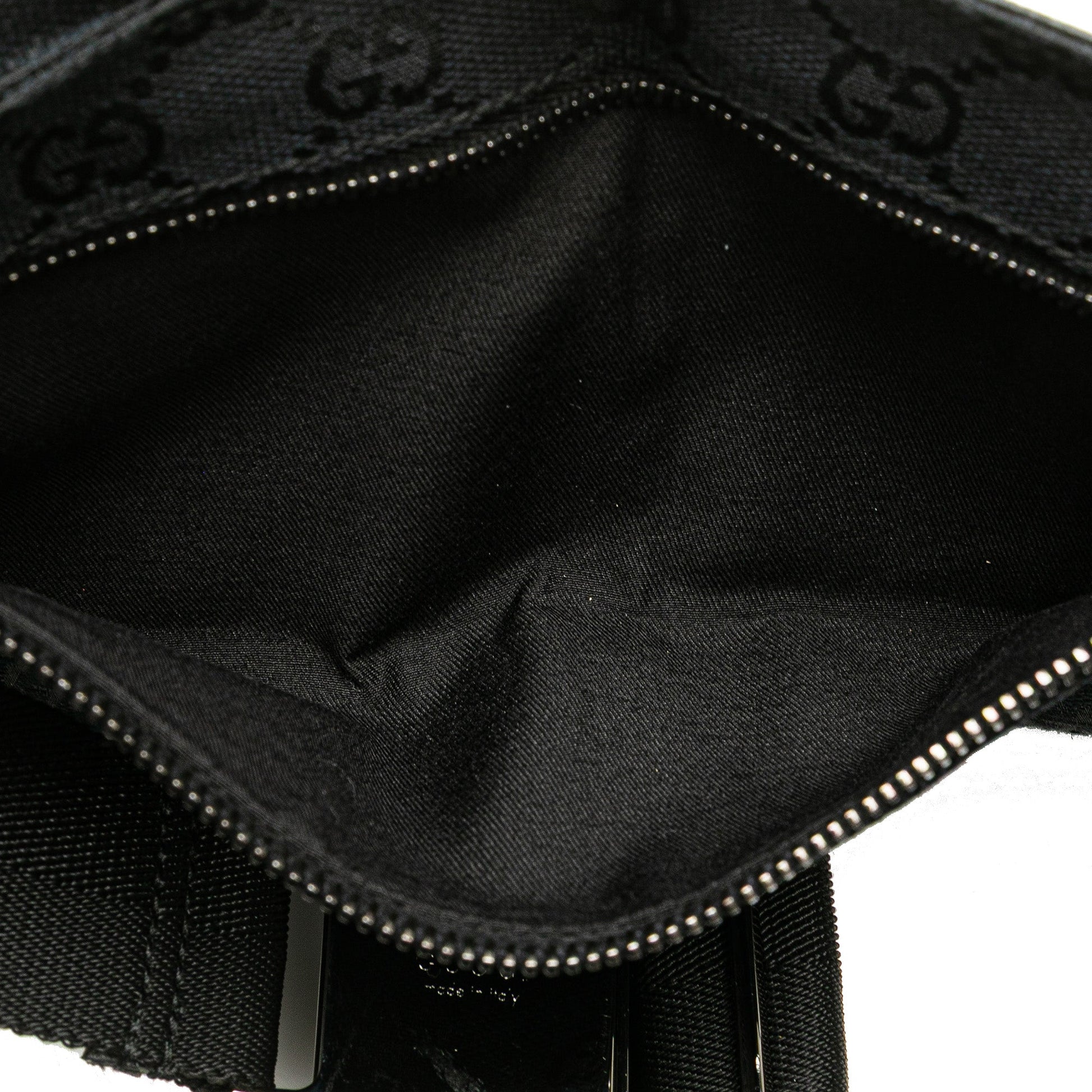 Gucci GG Canvas Double Pocket Belt Bag