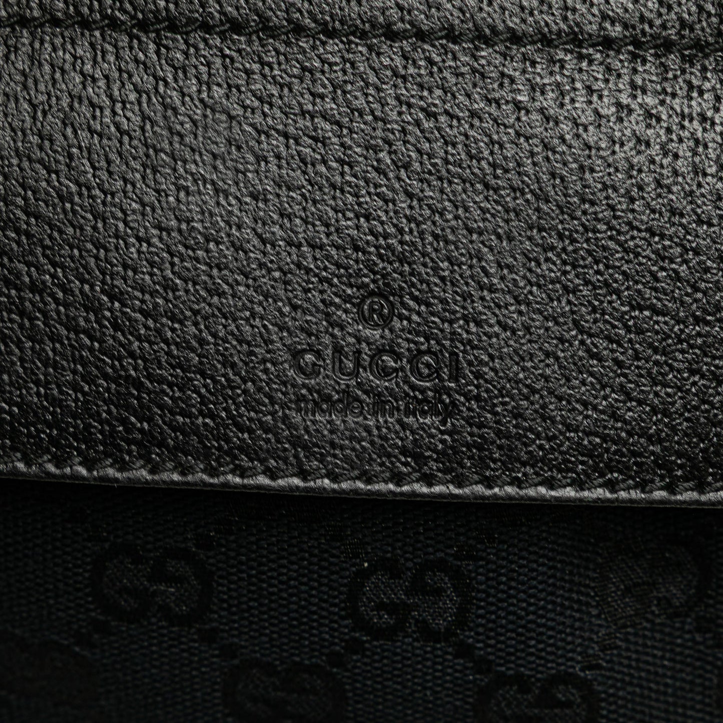 Gucci GG Canvas Double Pocket Belt Bag