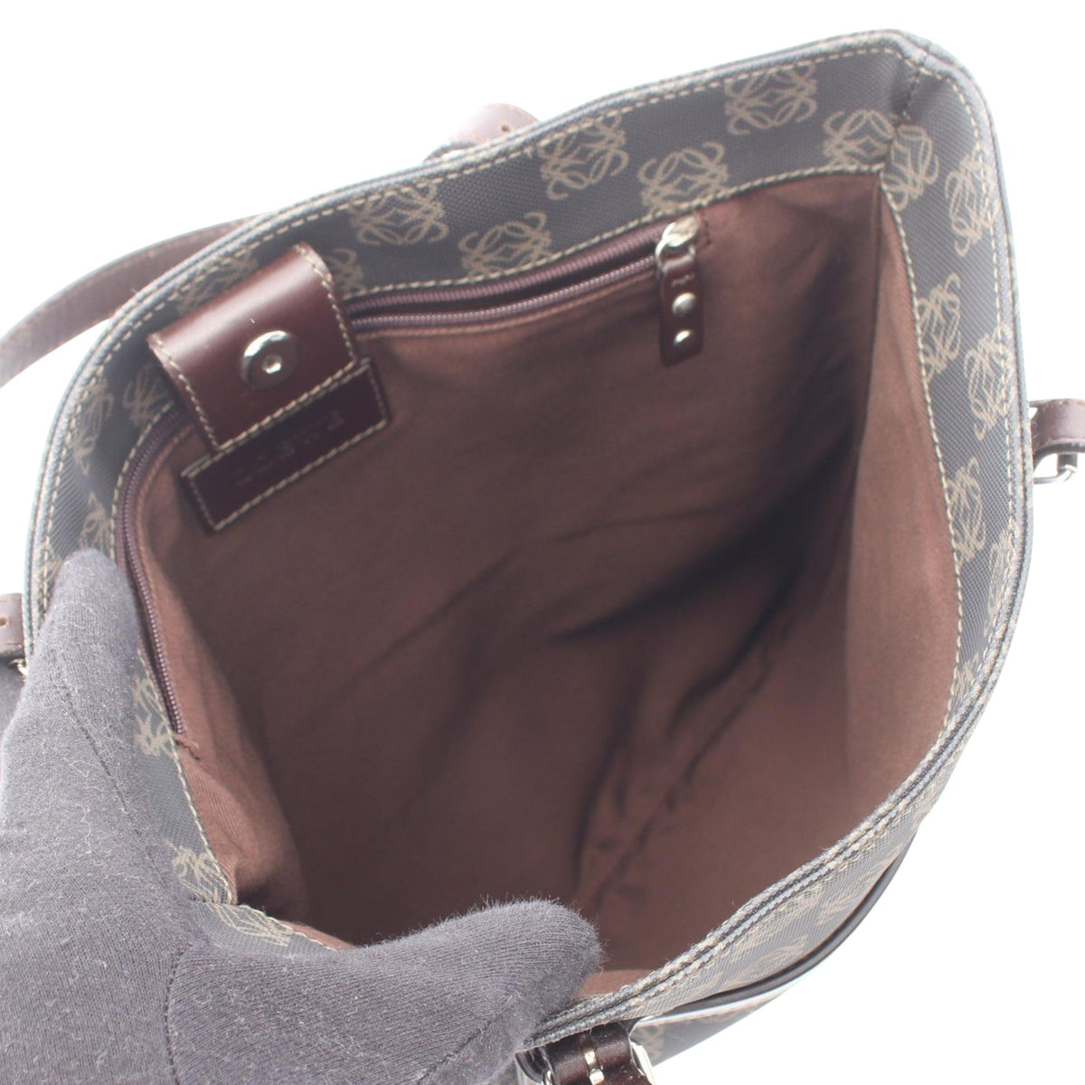 LOEWE Anagram Tote — Brown
