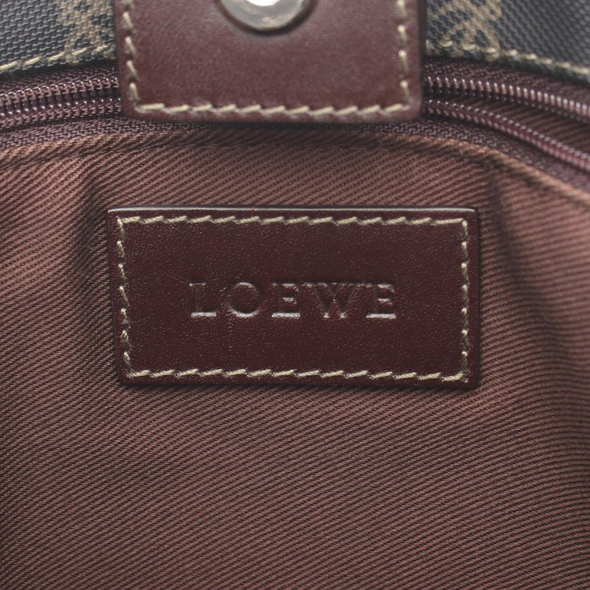 LOEWE Anagram Tote — Brown