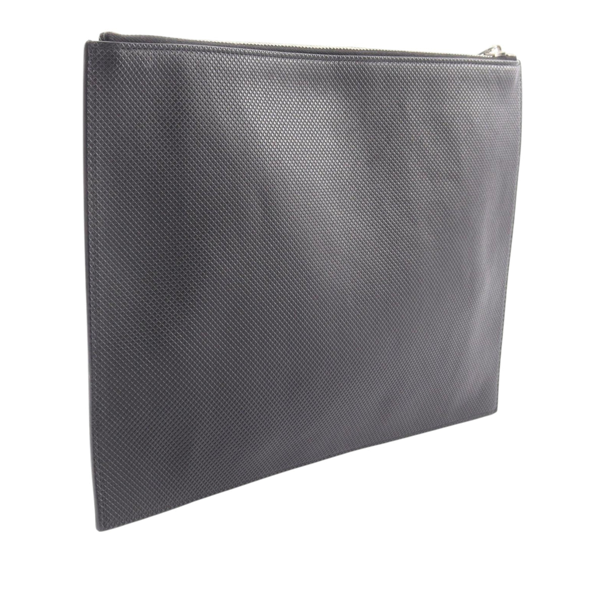 Bottega Veneta Leather Clutch — Black