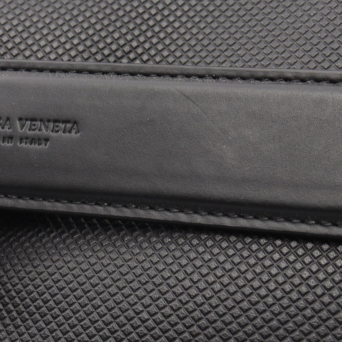 Bottega Veneta Leather Clutch — Black