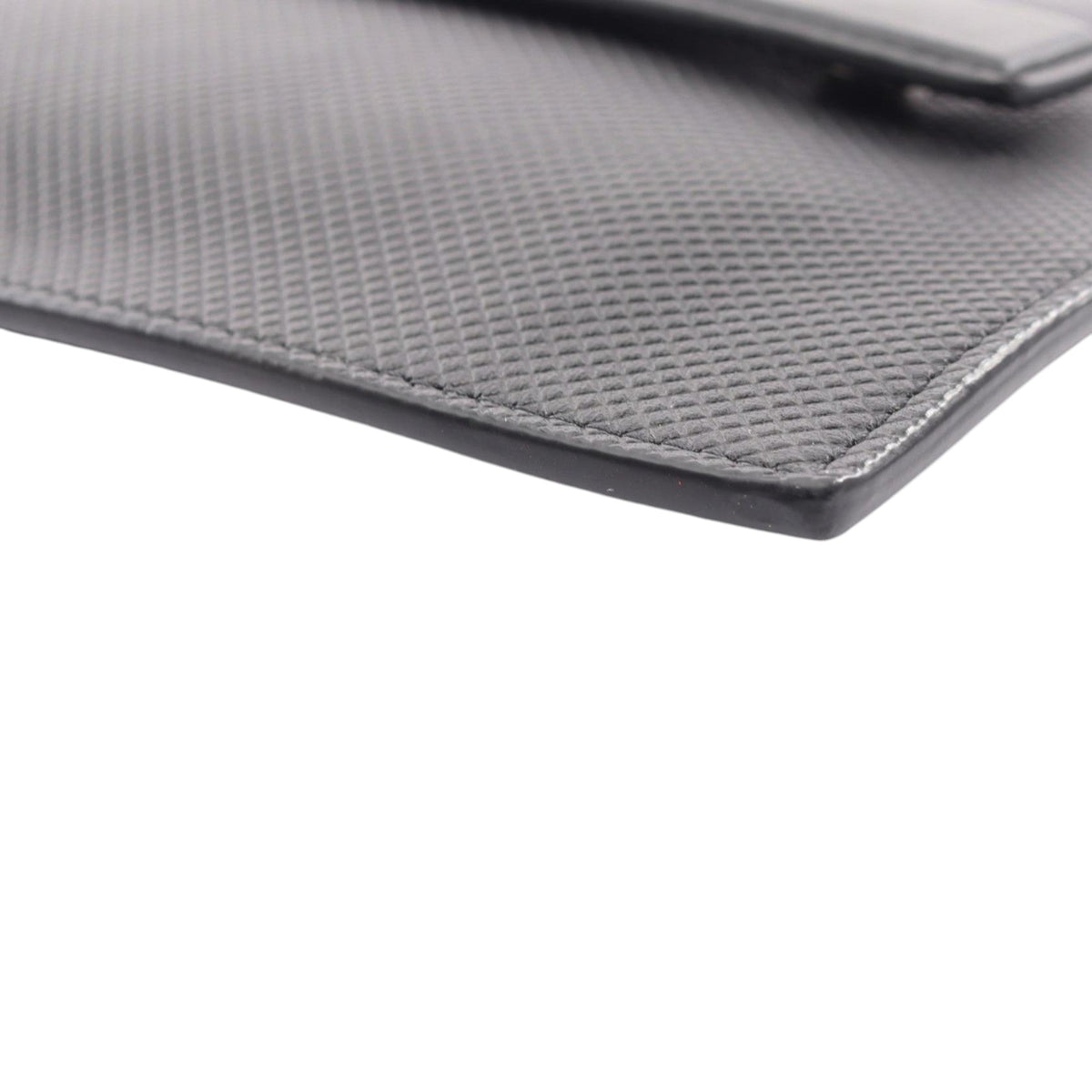 Bottega Veneta Leather Clutch — Black