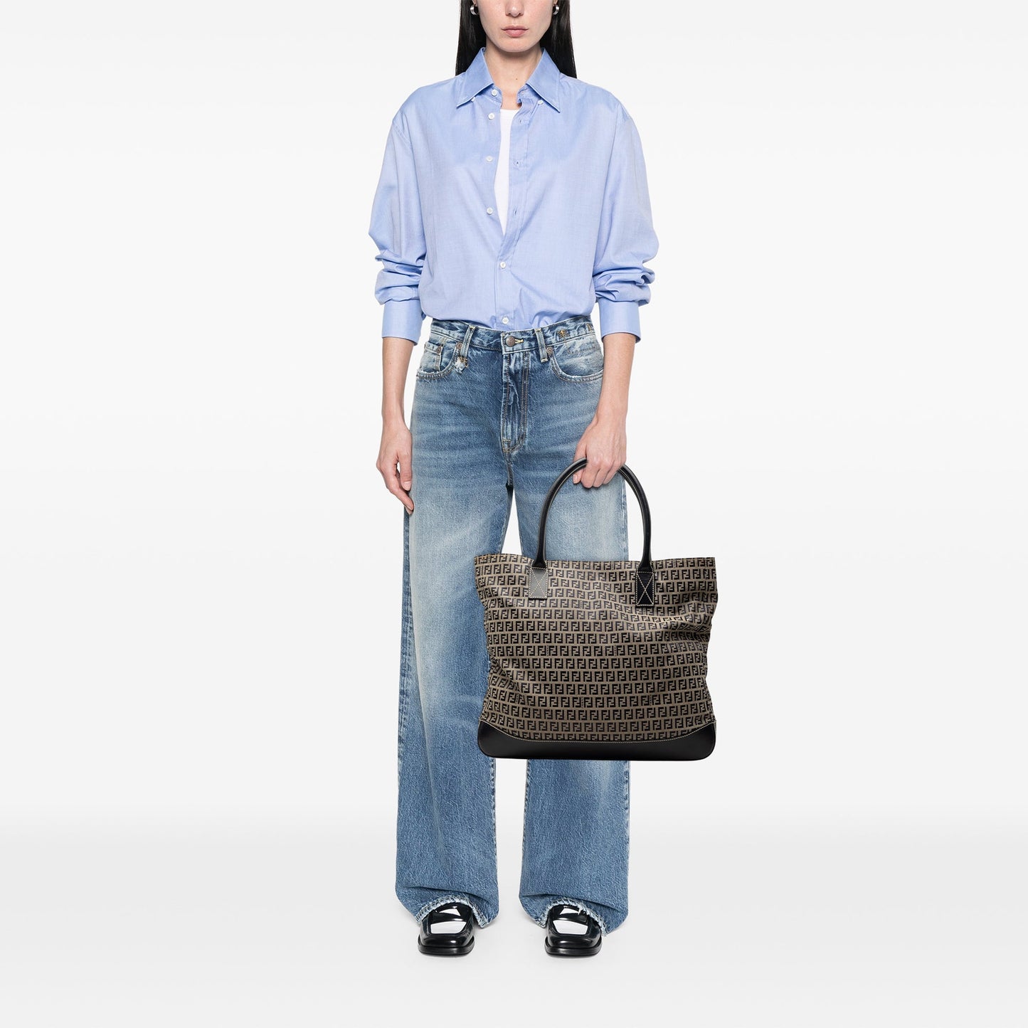 Fendi Zucchino Canvas Tote