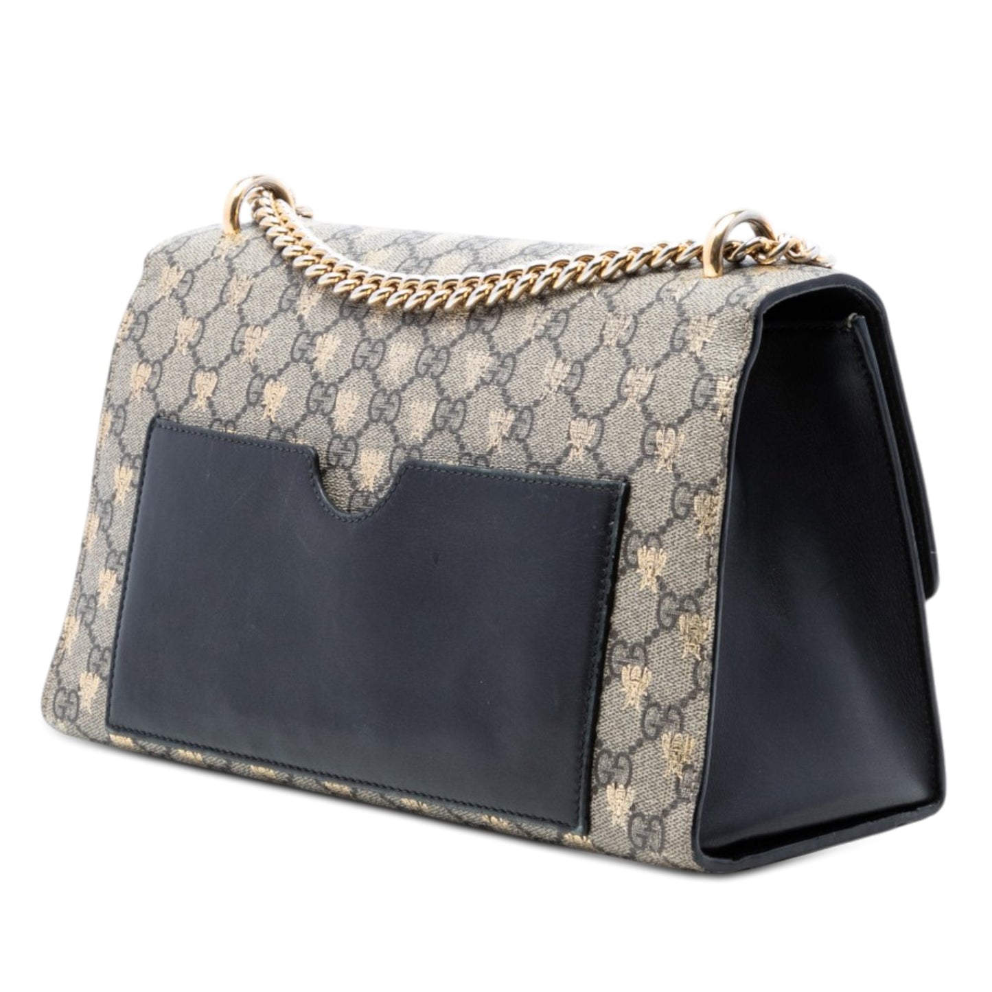 Gucci Medium GG Supreme Bee Padlock Shoulder Bag